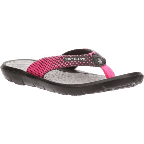 Body Glove Womens Splash Flip Flop Sandals (Black/Neon Pink, 7) -  Walmart.com