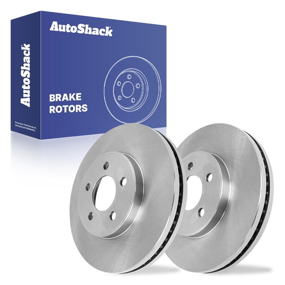 AutoShack Front Brake Rotors for Ford & Mercury, Crown Victoria 2003-2011 Grand Marquis 2003-2011 Marauder 2003-2004, RWD V8 4.6L - 12.02" (305.3 mm), 5-Lug