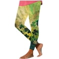 thumbnail image 3 of lcziwo St Patrick's Day Leggings for Women Lucky Shamrock Print High Waist Yoga Pants Slim Fit Stretchy Workout Tights Holiday Bottom Trousers Green XXXL, 3 of 5