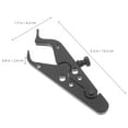 thumbnail image 2 of Raindrops Motorcycle Throttle Lock Cruise Control Clamp Black Aluminum Alloy for Comfortable Riding, 2 of 8