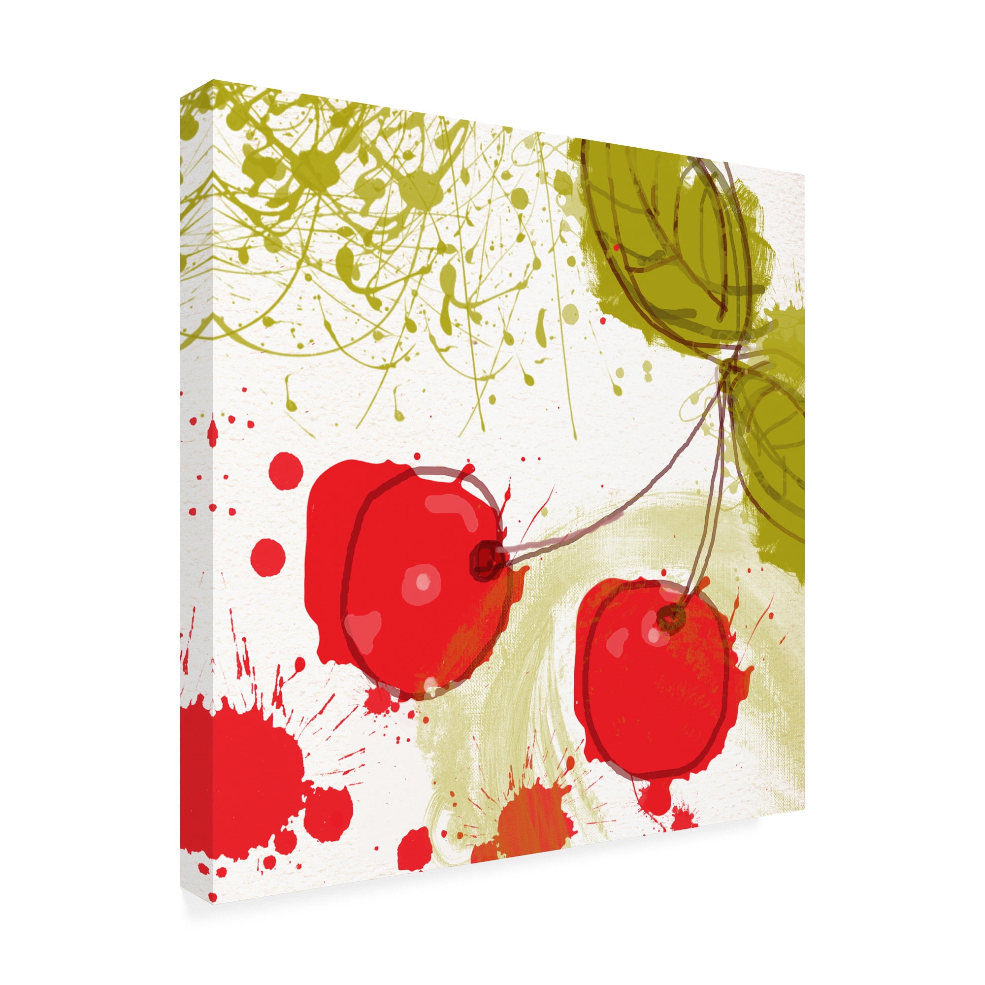 Trademark Fine Art 'Modern Cherry' Canvas Art by Irena Orlov