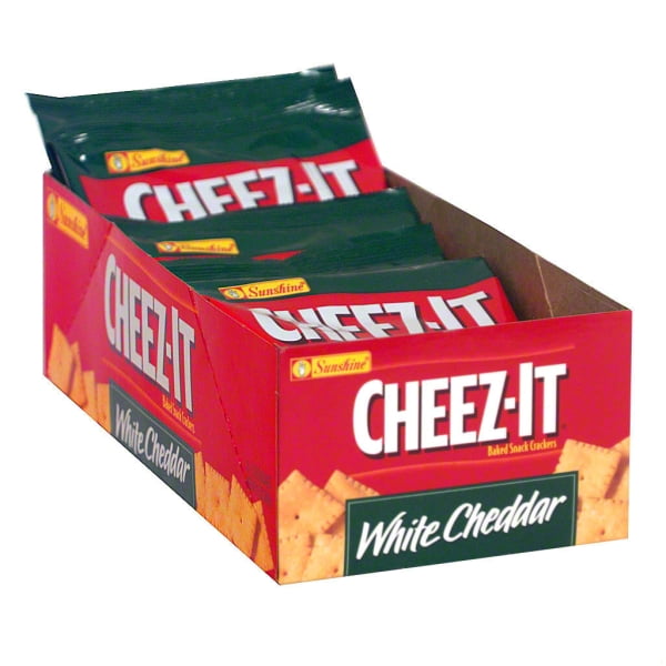 Sunshine CheezIt Crackers, 1.5oz SingleServing Snack Bags, White