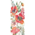 thumbnail image 2 of Tre Sorelle Studios 8x14 Gold Ornate Wood Framed with Double Matting Museum Art Print Titled - Bohemian Poppies Pink/Teal I, 2 of 4