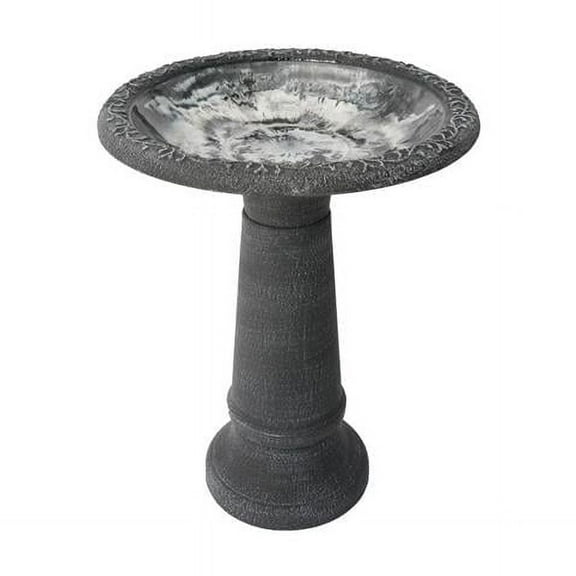 Algreen 41250 20 x 25 in. Birdbath, Gray