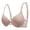 Beige, variant on Women Lace Underwire Bra Back Closure Push Up Soft Support Everyday Wear