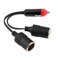 thumbnail image 4 of Ymiko 12/24V 2 Way Car Lighter Plug Socket Splitter Power Charger Adapter SH, 4 of 8