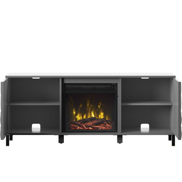 Mitchellville tv stand with fireplace deals