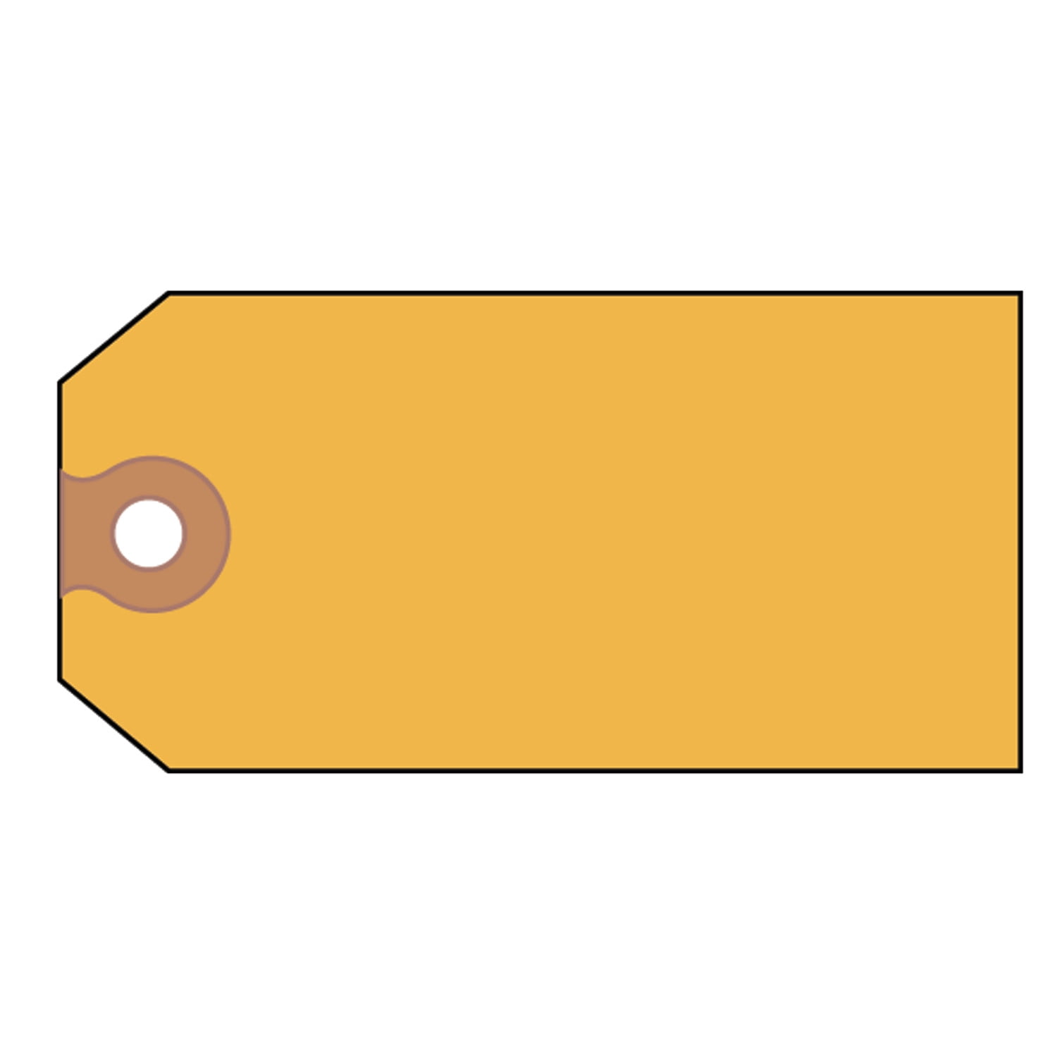 Avery Unstrung Shipping Tags Paper 4 3 4 X 2 3 8 Yellow 1 000 Box
