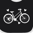 thumbnail image 4 of Inktastic Bicycle Cycling Bike Lover Girls Baby Bib, 4 of 4