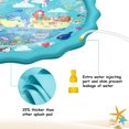 thumbnail image 4 of Almohadilla de aspersor de agua para niños, juguetes de agua al aire libre de verano, alfombrilla de juego para salpicaduras de piscina, alfombrilla de juego de agua exterior MFZFUKR 2033914-1, 4 of 9