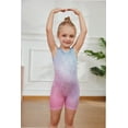 thumbnail image 6 of 2-8 Years Gymnastics Leotards for Girls Sparkly GradientBiketards Unitards Athletic Tumbling Outfit, 6 of 6