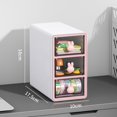thumbnail image 1 of Desk Storage Organizer with Drawers Wardrobe Large Capacity Storage Box
 for Makeup Jewelry Office Craft, 1 of 2