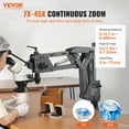 thumbnail image 2 of VEVOR Microscope Multidirectionnel avec Support à Ressort Anneau Lumineux 7X-45X Bijoux, 2 of 9