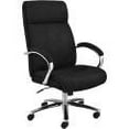 thumbnail image 4 of Fabric Executive Chair with Lumbar Support, High Back, Black, Fixed Arms, High Back, 4 of 7