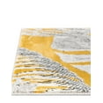 thumbnail image 6 of Unique Loom Blossom Collection Area Rug - Montego (2' x 6' Runner Yellow/Ivory), 6 of 7