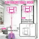 thumbnail image 3 of Canasta de baloncesto GMAOPHY Kids con soporte ajustable rosa para niños de 3 a 8 años, 3 of 7