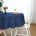 thumbnail image 4 of Wuztai 48 Inches Round Tablecloths Spill Resistant, For Dining Table Home Restaurant Pub 9 Colors Available, Table Cover Washable Fabric, 4 of 6