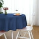 thumbnail image 4 of Mantel Redondo de 122 Cm (48") | Ideal para El Hogar, Restaurantes y Pubs | Fibra de Poliéster | Azul Marino | Diámetro: 122 Cm | Resistente a Las Manchas y Duradero | 1 Unidad, 4 of 6