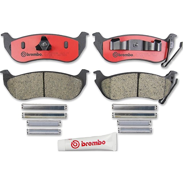 Balatas premium Bajos metales BREMBO 2004 A 2007 Jeep Trasero Kit