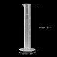 thumbnail image 2 of 25ml Laboratory Measurements Clear White Plastic Hex Base Graduated Cylinder, 2 of 4
