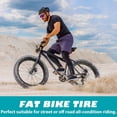 thumbnail image 6 of Meghna Bike Fat Tire 26x3.0 inch 2 pack Bicycle Tire Heavy Duty Wear-Resistant Mountain Snow Tire 26 inch for E-Bike Black, 6 of 8