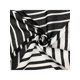 thumbnail image 4 of BUFANDA IMPRESA A RAYAS SIMÉTRICAS DE COLOR CONTRASTANTE INSPIRE CHIC PARA MUJERES, 70x70cm/27.6x27.6" (LxA) HERRINGBONE EN COLOR NEGRO Y BLANCO, 4 of 6