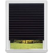 Redi Shade No Tools Original Blackout Pleated Paper Shade Black, 36 in x 72 in