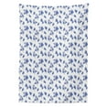 thumbnail image 3 of Ambesonne Floral Tablecloth Rectangular Table Cover, Early Purple Orchids, 60"x90", Blue Grey and Violet, 3 of 4
