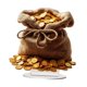 thumbnail image 4 of Decoración de bolsas de dinero 2d, decorativo adorno de mesa plana feng shui decoración acrílica para el escritorio del aula estante de comedor, 4 of 8