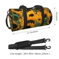 thumbnail image 4 of KLL Sunflowers Duffle Bag For Men Women Sport Gym Fitness Tote Travel Training Workout Basketball Football Weekender, 4 of 8