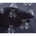 thumbnail image 4 of oneOone Viscose Chiffon Fabric Branch & Owl Block Print Fabric BTY 42 Inch Wide, 4 of 4