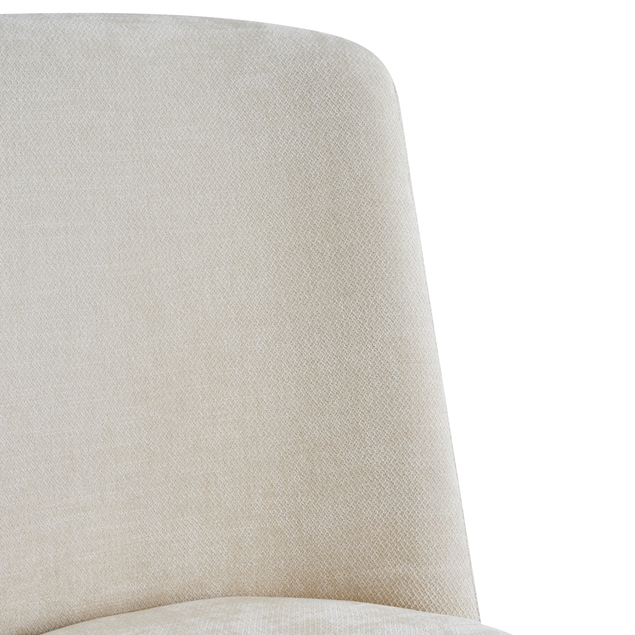 Christopher Knight Home Modern Armless Dining Chairs Set of 2, Chenille Fabric, Wood Frame, Beige