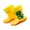 Yellow, variant on Toddler Rain 𝖡oots for Boys Girls, Dinosau𝗋 Cute Fun 𝚆aterproof Non-Slip Bottom for Outdoor Play Kids Rain Shoes Slip-Proof Ankle Rain 𝖡oots For Boys NiñOs Botas Para Lluvia Y Nieve