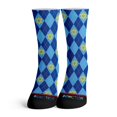 thumbnail image 2 of Function - Hanukkah Argyle Fashion Socks, 2 of 4