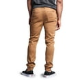 thumbnail image 3 of Victorious Men's Slant-Pocket Skinny Jogger Twill Pants JG876 - Wheat - 5X-Large, 3 of 5