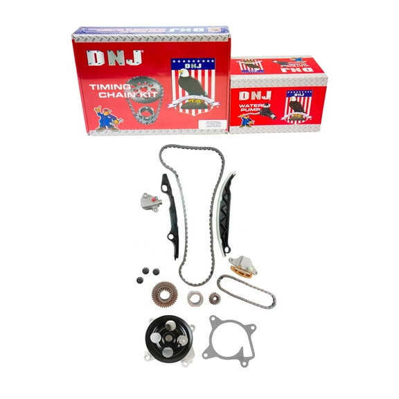 DNJ TK4242WP Timing Chain Kit with Water Pump Fits Cars & Trucks 13-17 Nissan 2.5L L4 DOHC 16V