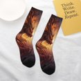 thumbnail image 4 of Uemuo Red And White Beast Printed Kids Boys Socks Seamless Crew Socks Crazy Funny Athletic Sport Socks for Children, 4 of 6