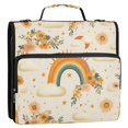 thumbnail image 5 of FORMRS Zipper Binder with Shoulder Strap 2-inch Ring 500 Sheet Capacity File Bag, Retro Rainbow, 5 of 5