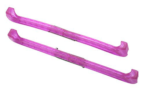 BLADEGARDS Neon Pink A&R Sports Ice Hockey Plastic Skate Blade Guards 