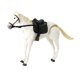 thumbnail image 2 of Figura de animal en miniatura, caballo simulado, juguetes educativos, colección realista Blanco, 2 of 9