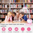 thumbnail image 1 of LED Desk Lamp for Girls, Rechargeable LED Desk Lamp with USB Charging Port & Pen Holder, Eye-Caring Dimmable Pink, 1 of 5