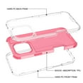 thumbnail image 3 of Decase Shockproof Case Compatible with iPhone 13 with 3-Layer Drop Protection,Rugged Translucent PC+TPU Hybrid Back Cover, Anti-Scratch Heavy Duty Case Fits for iPhone 13,Pink, 3 of 4