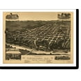 thumbnail image 2 of Historic Framed Print, AL Montgomery 1887 MAP, 17-7/8" x 21-7/8", 2 of 9