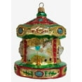 thumbnail image 2 of Merry Go Round Carousel Polish Glass Christmas Ornament Holiday Tree Decoration, 2 of 6