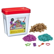 Play-Doh Sand Bucket for Kids 3 Years and Up with 3.75 Pounds of Compound and 4 Tools