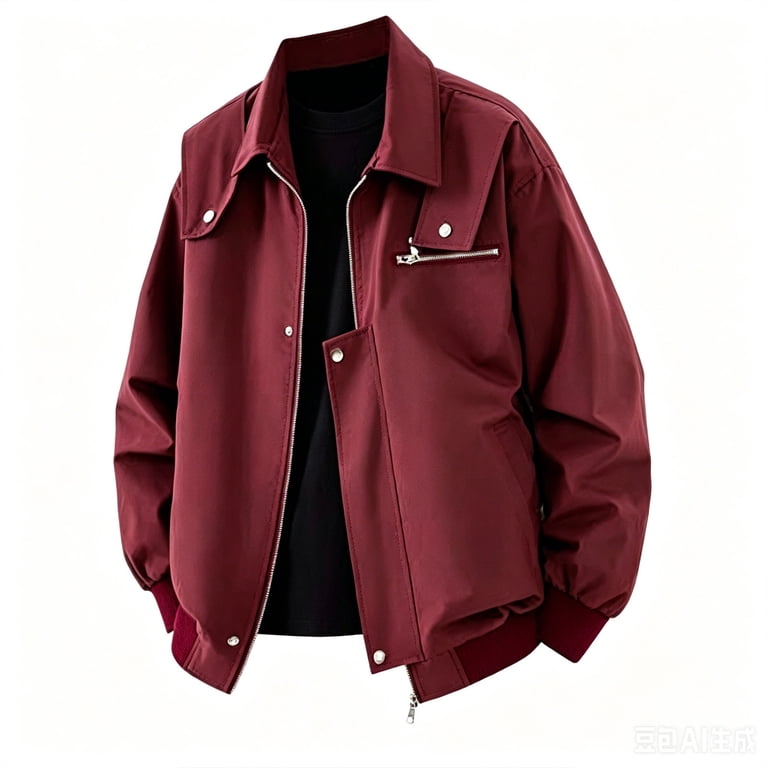 SGFCWSX Men's Lightweight Jacket Zip Up Windproof Stand Collar