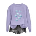 thumbnail image 4 of XUNKUSGA Halloween Sweatshirts for Women Classic Graphic Crewneck Long Sleeve Pullover Tops Casual Loose Shirts for Women Fashion Halloween Sweatshirt Women XL, 4 of 5