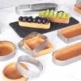 thumbnail image 4 of Billuyoard Anillo de molde para tarta de acero inoxidable, resistente al calor y duradero, para hacer tartas, anillo perforado para Mousse Cocina y Comedor 2.7 pulgadas, 4 of 6