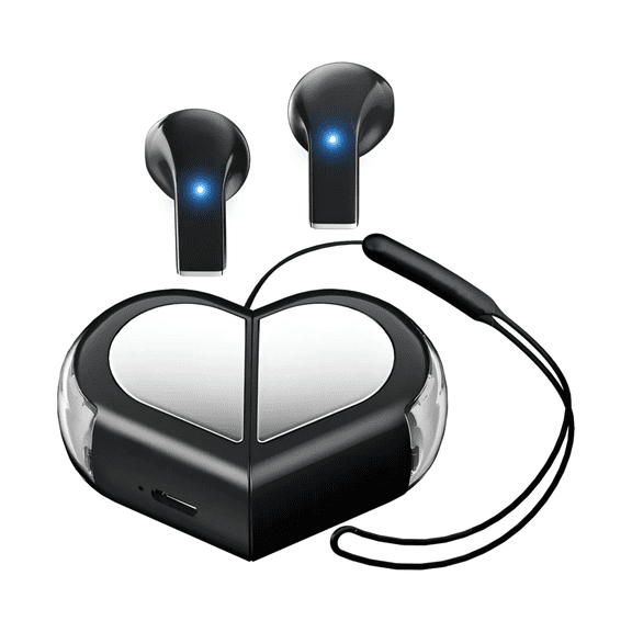 Audífonos Gamer Inalámbricos corazon Malubero Negro