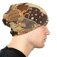 thumbnail image 6 of DouZhe Beanie Hats for Men and Women, Vintage Indonesian Traditional Ethnic Style Patterns Adult Unisex Knit Hat Winter Warm Skull Cap, 6 of 7